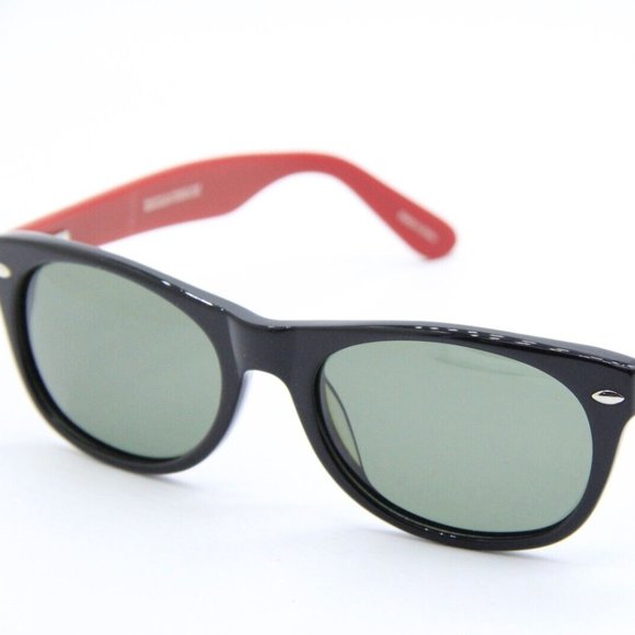 VERSACE 1969 V2097 C1 BLACK RED AUTHENTIC SUNGLASSES - Picture 3 of 3